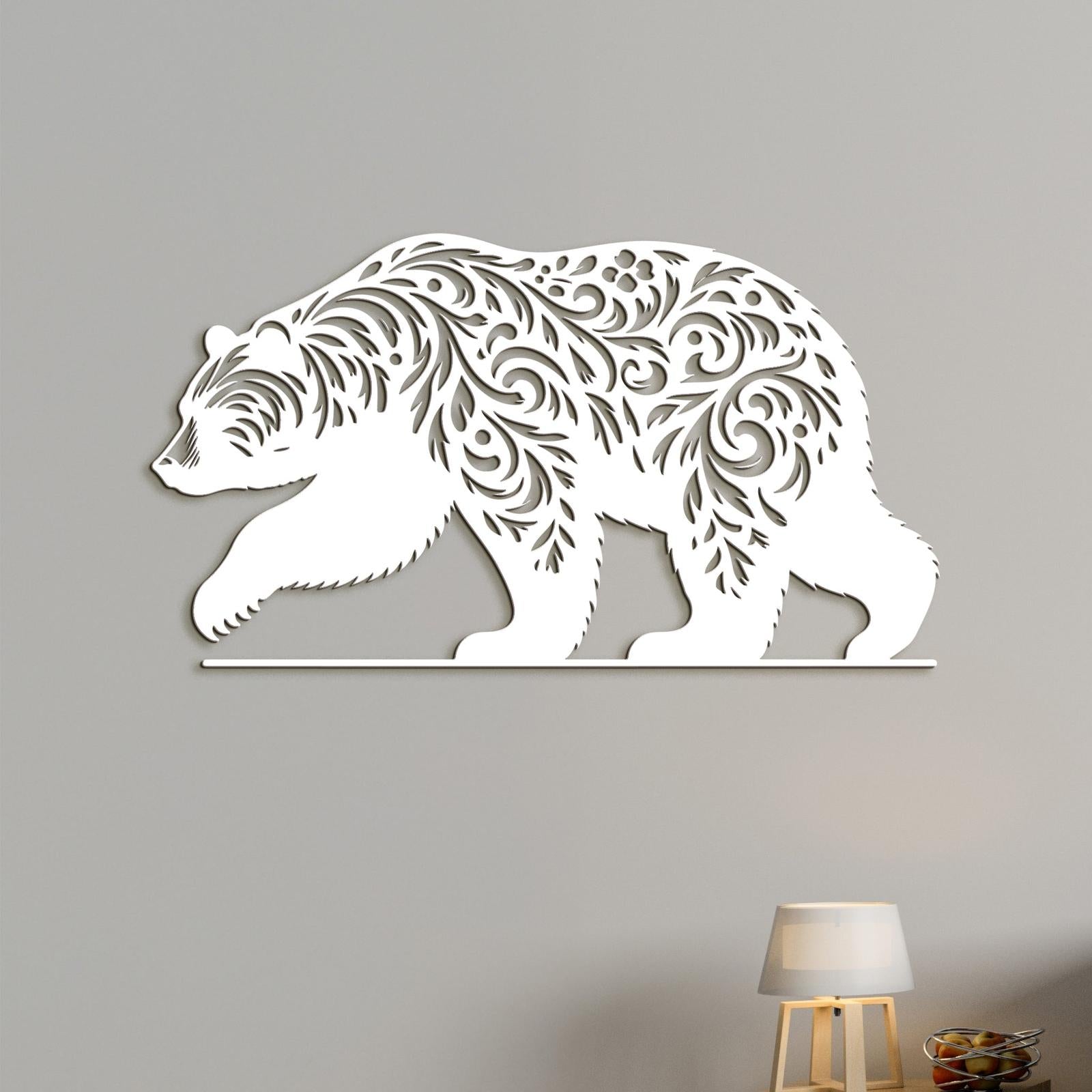 Drevený obraz Medveď-DREVTEX