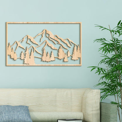 Obraz na stenu Majestatne hory-DREVTEX