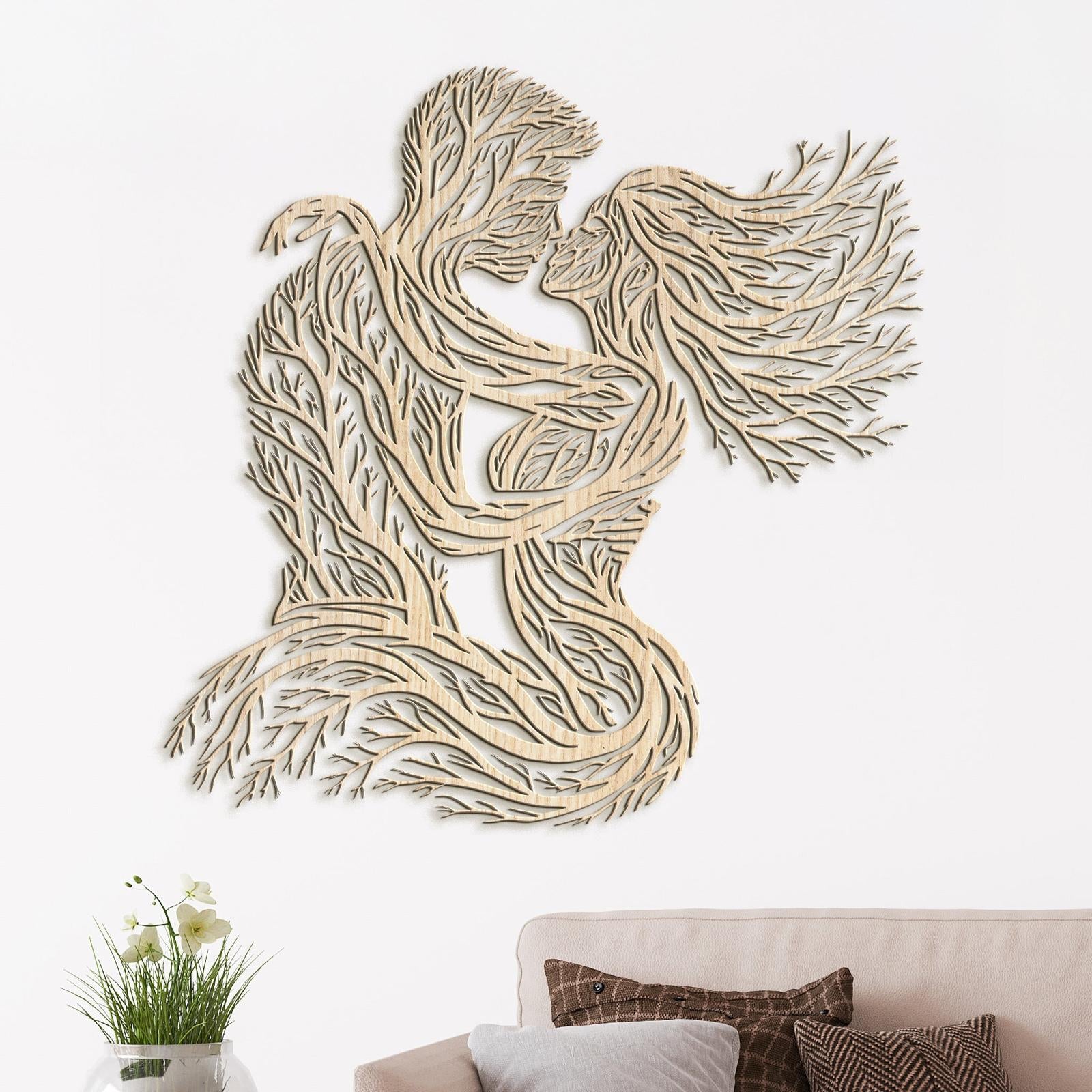 Dekoracia zamilovany par-DREVTEX