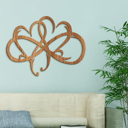 Drevený obraz SRDCIA-DREVTEX