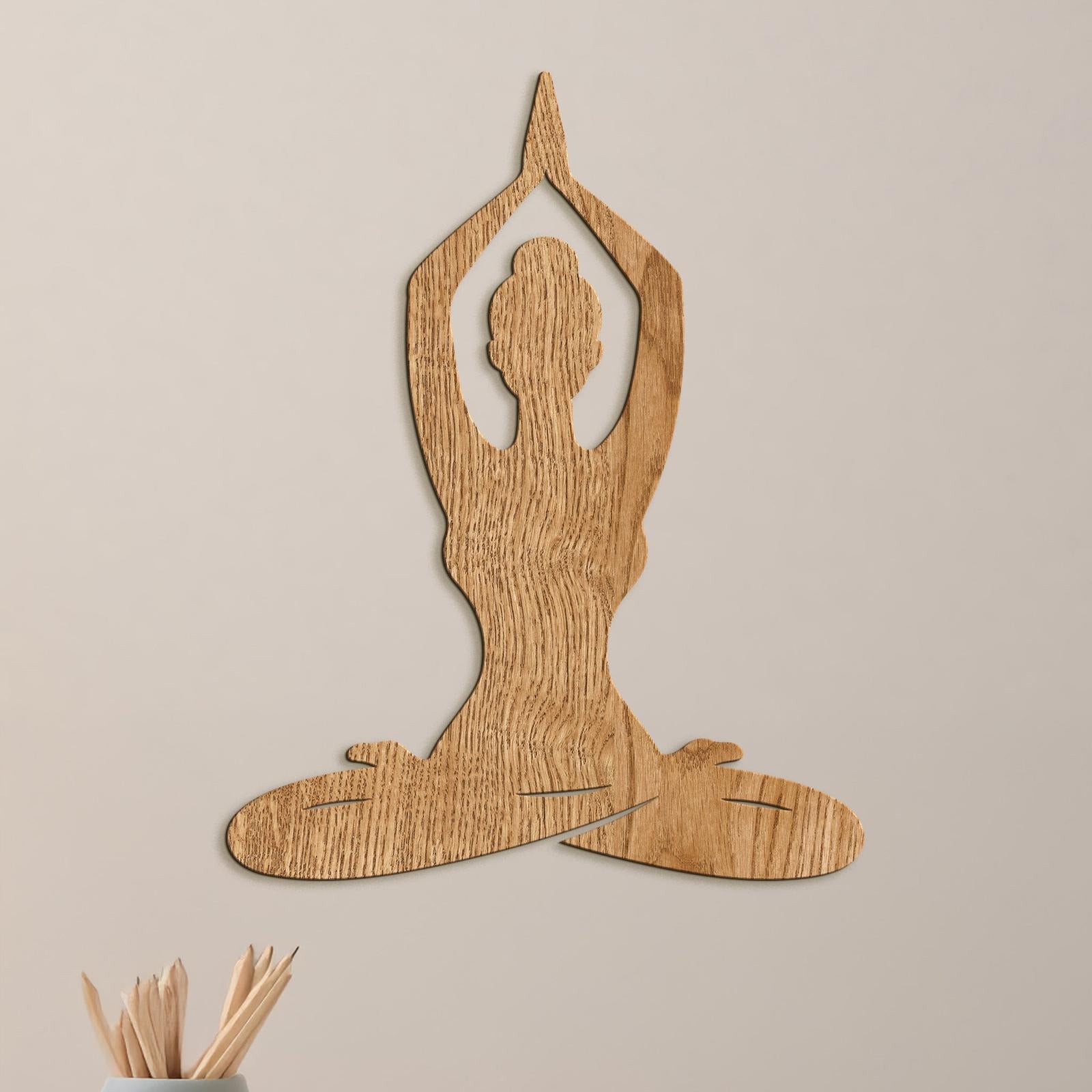 Dreveny obraz Harmonia jogy-DREVTEX