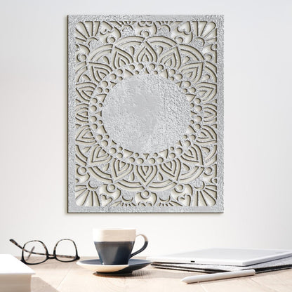 Drevená mandala Sun flower-DREVTEX