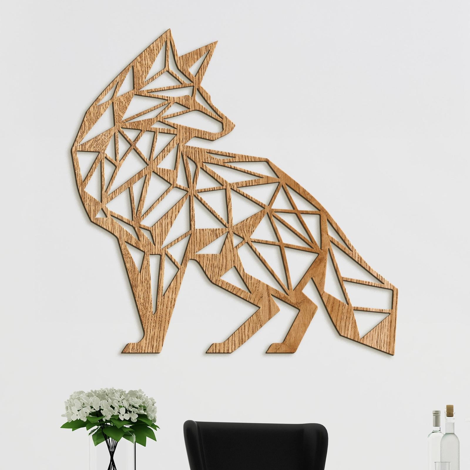 Dreveny obraz Liska-DREVTEX