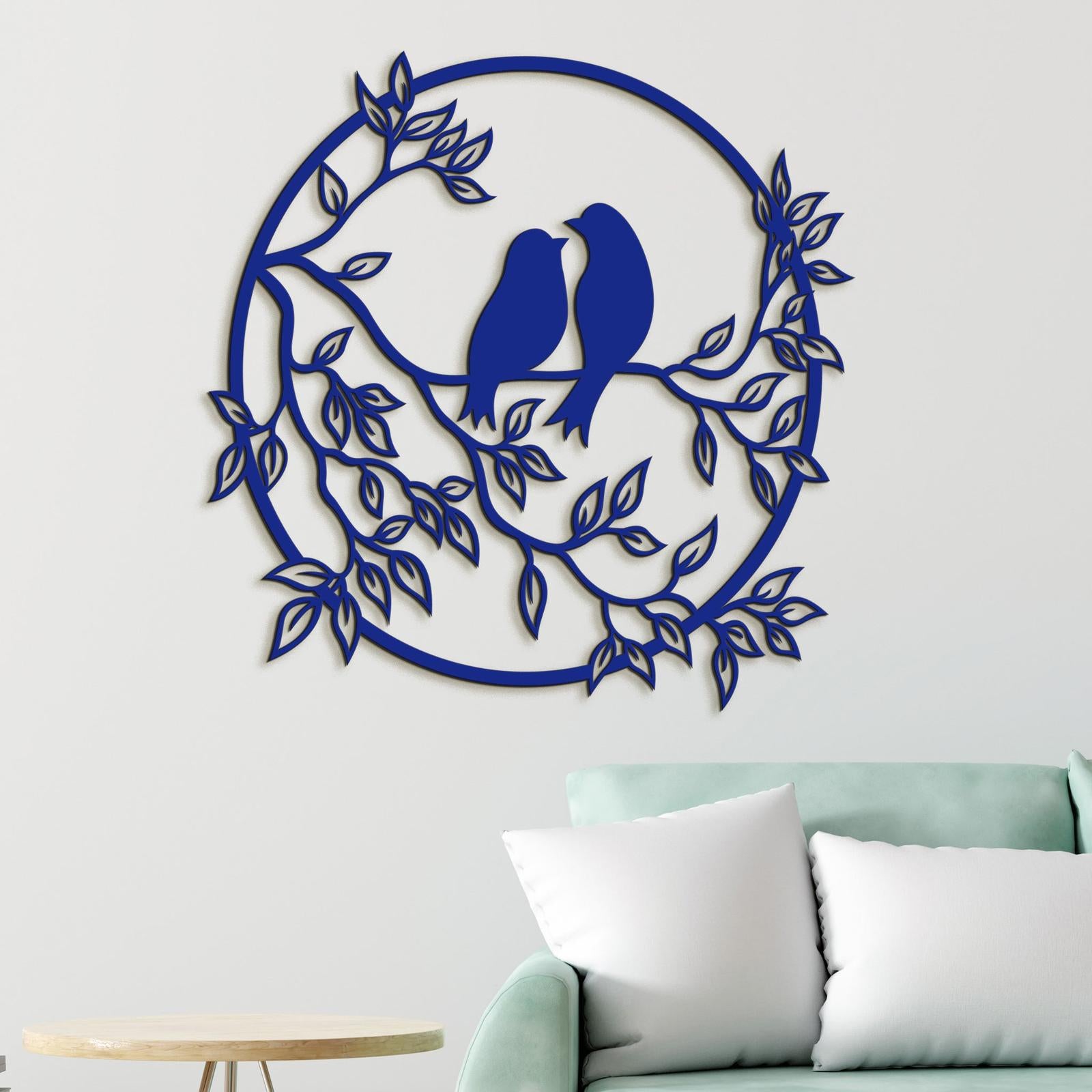 Drevený obraz štebot vtákov-DREVTEX