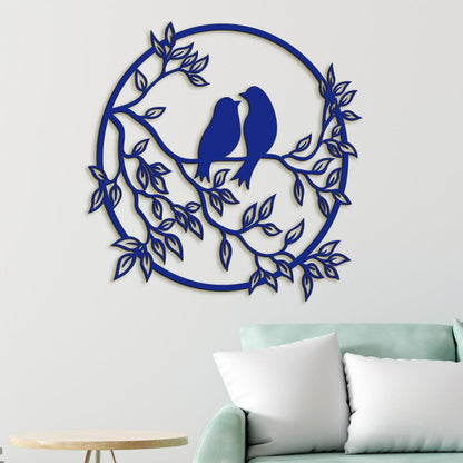 Drevený obraz štebot vtákov-DREVTEX