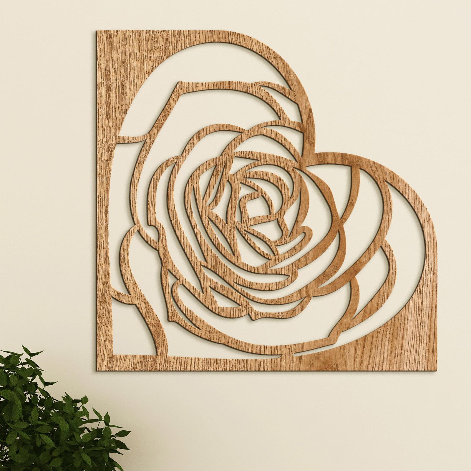 Dekoracia na stenu Rose-DREVTEX