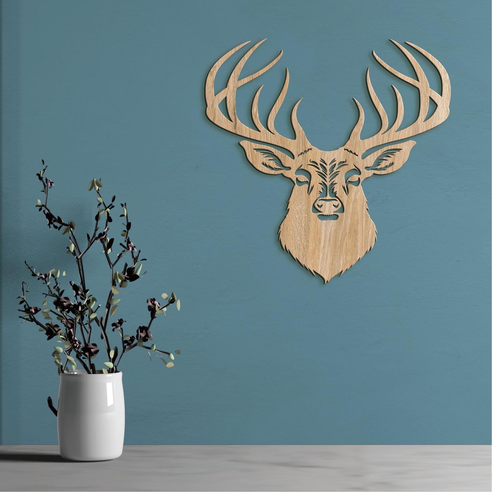 Drevený obraz Jeleň-DREVTEX