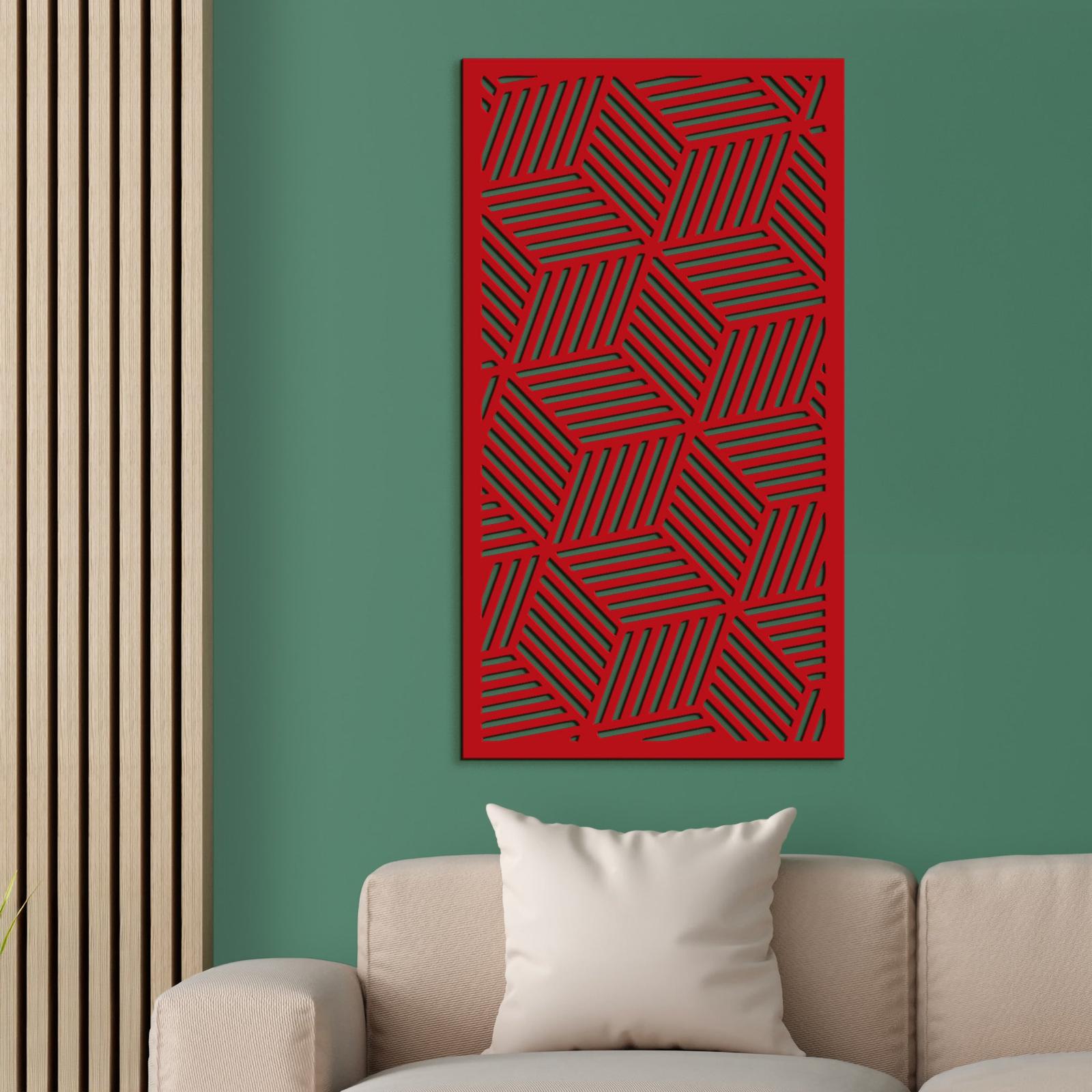 Obraz na stenu Geometrický panel-DREVTEX