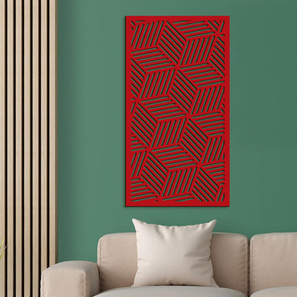 Obraz na stenu Geometrický panel-DREVTEX