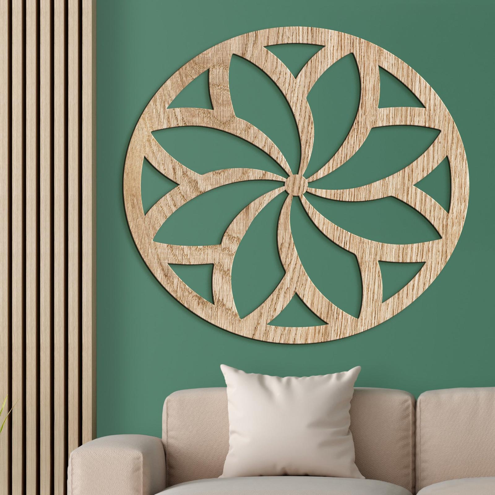 Mandala Slnecny kvet-DREVTEX