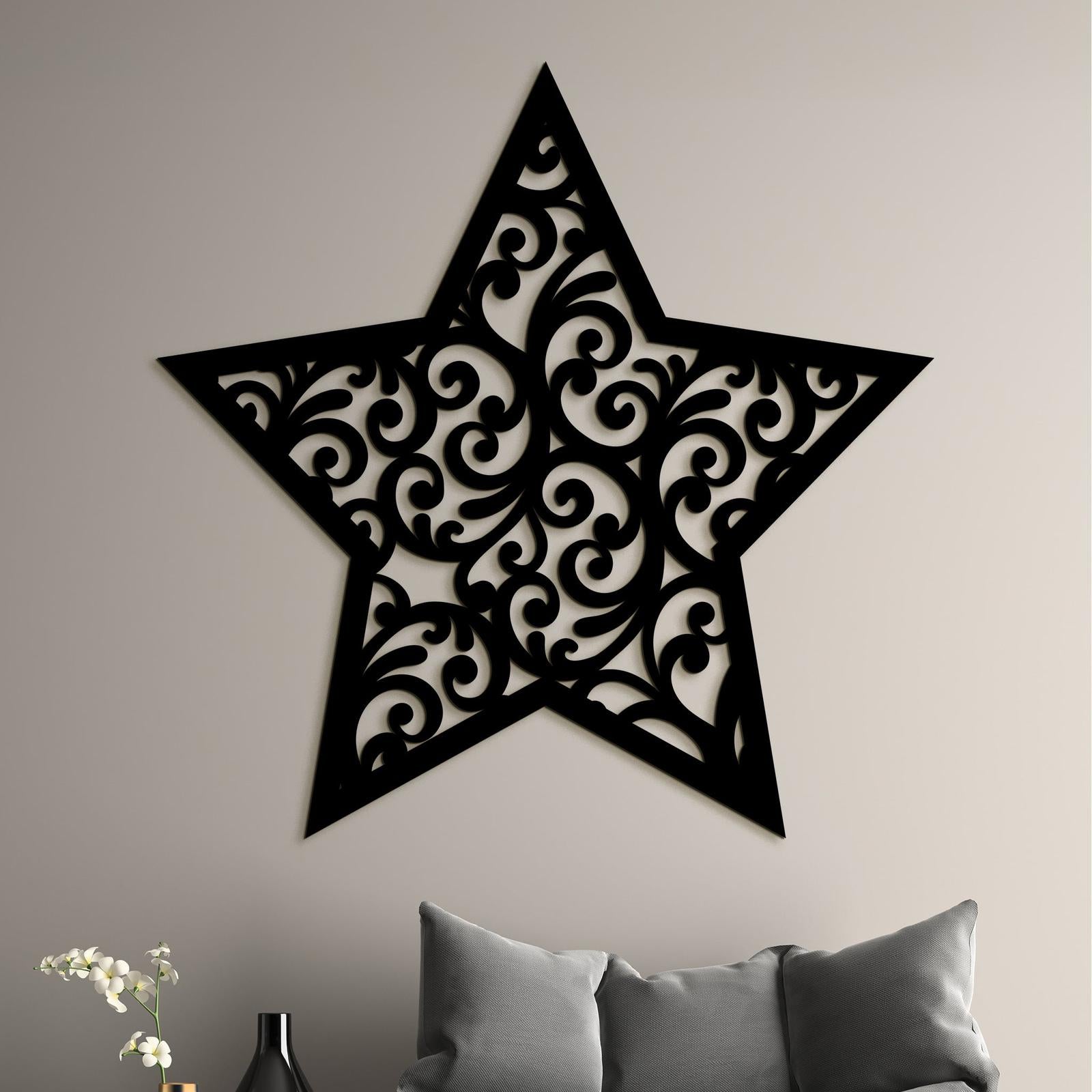 Drevená dekorácia Hviezda orientu-DREVTEX