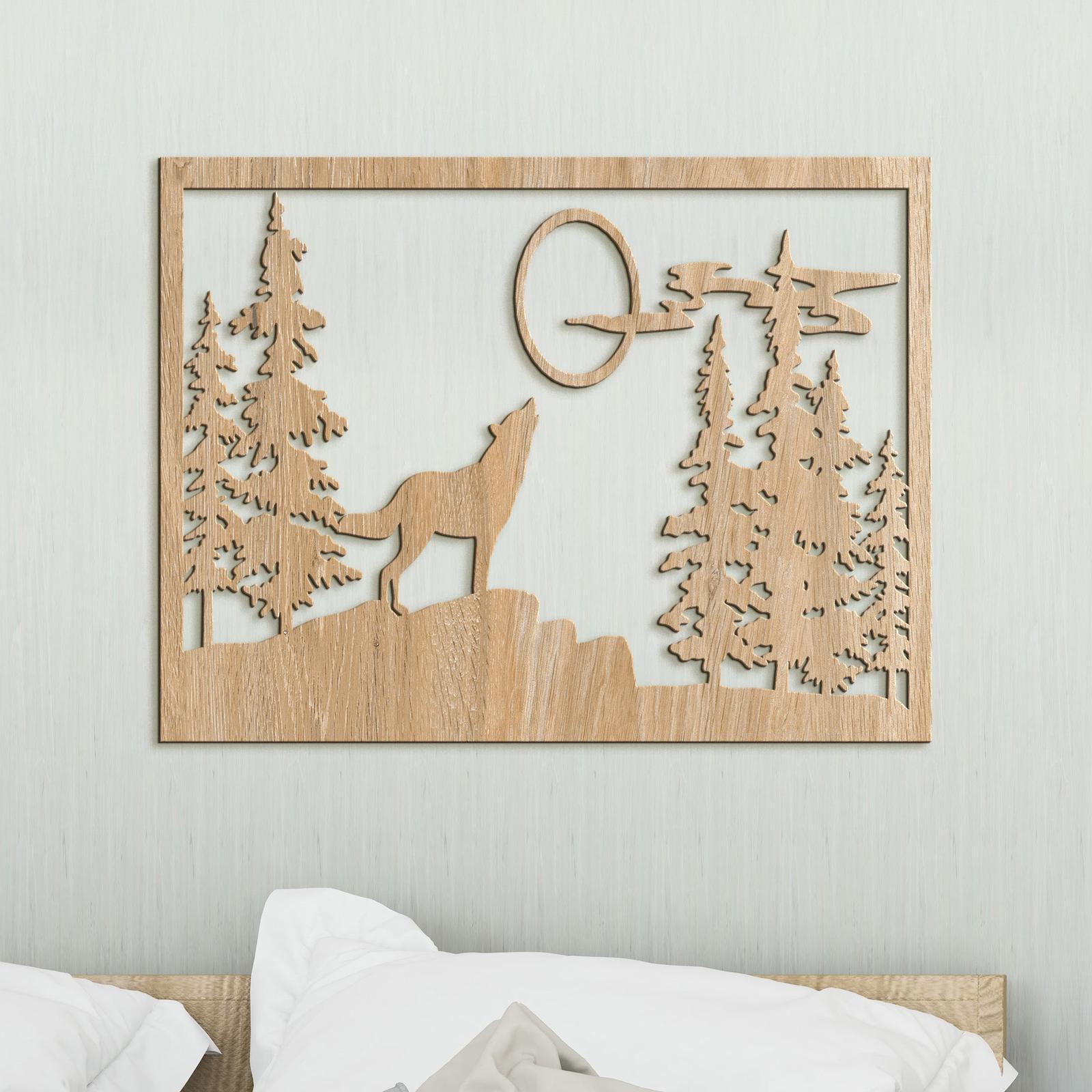 Dreveny obraz na stenu VLK-DREVTEX