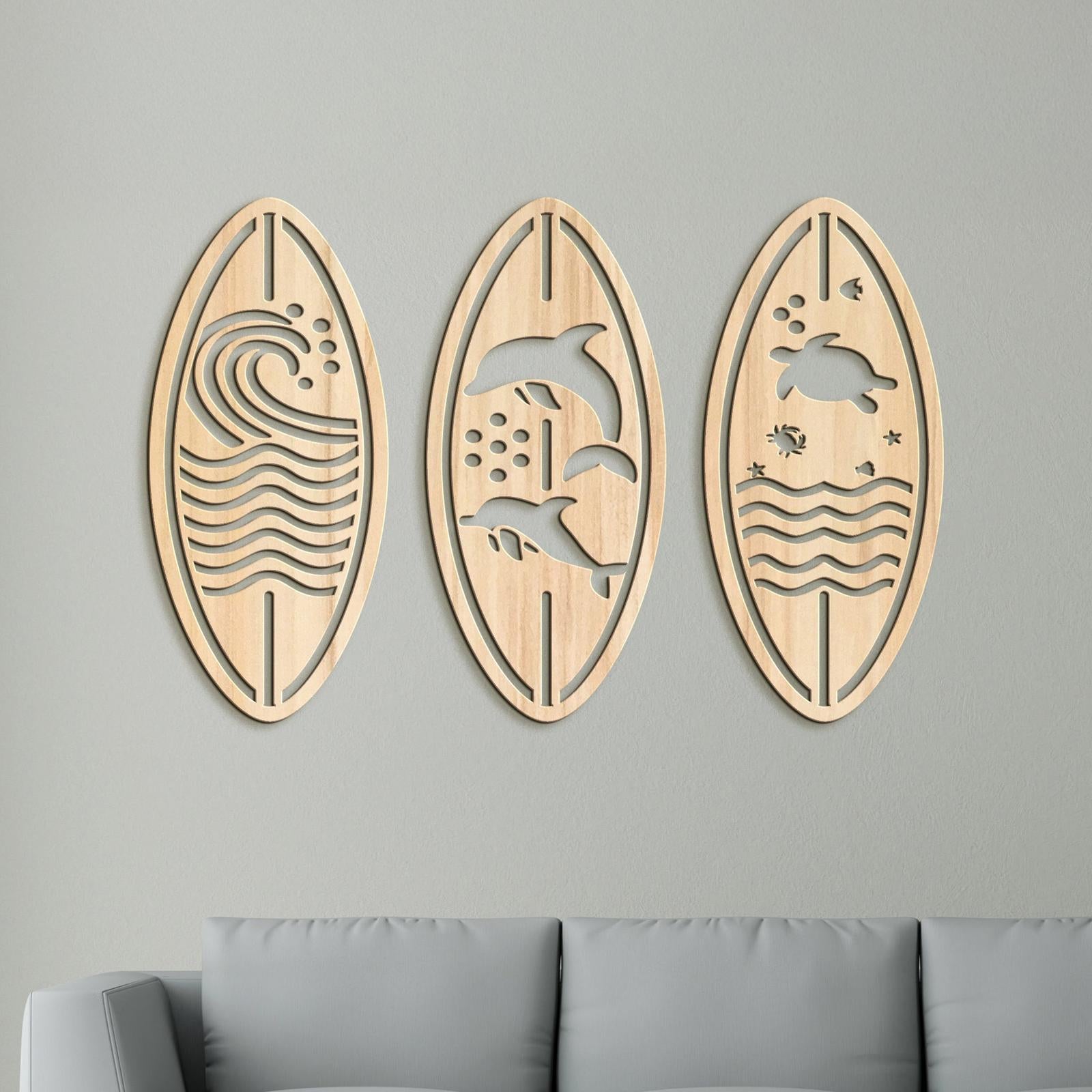 Trojdielny obraz SEA-DREVTEX