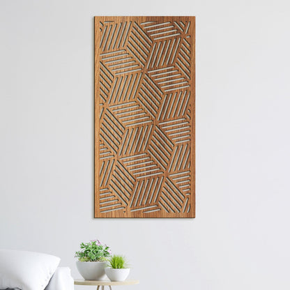 Obraz na stenu Geometrický panel-DREVTEX