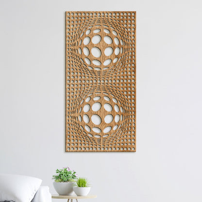 Drevený obraz na stenu 3D ilúzia-DREVTEX