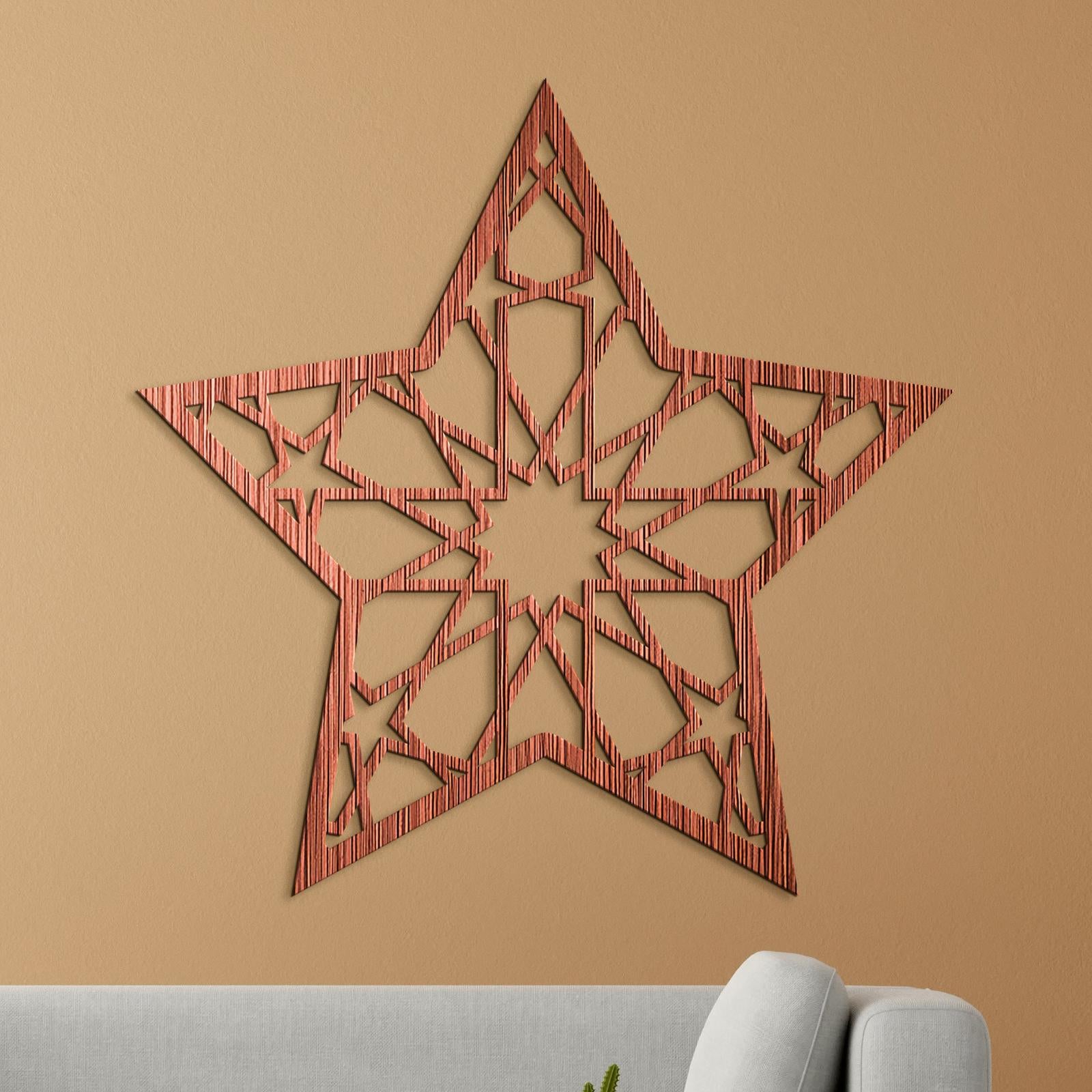 Obraz hviezda plna Elegancie-DREVTEX