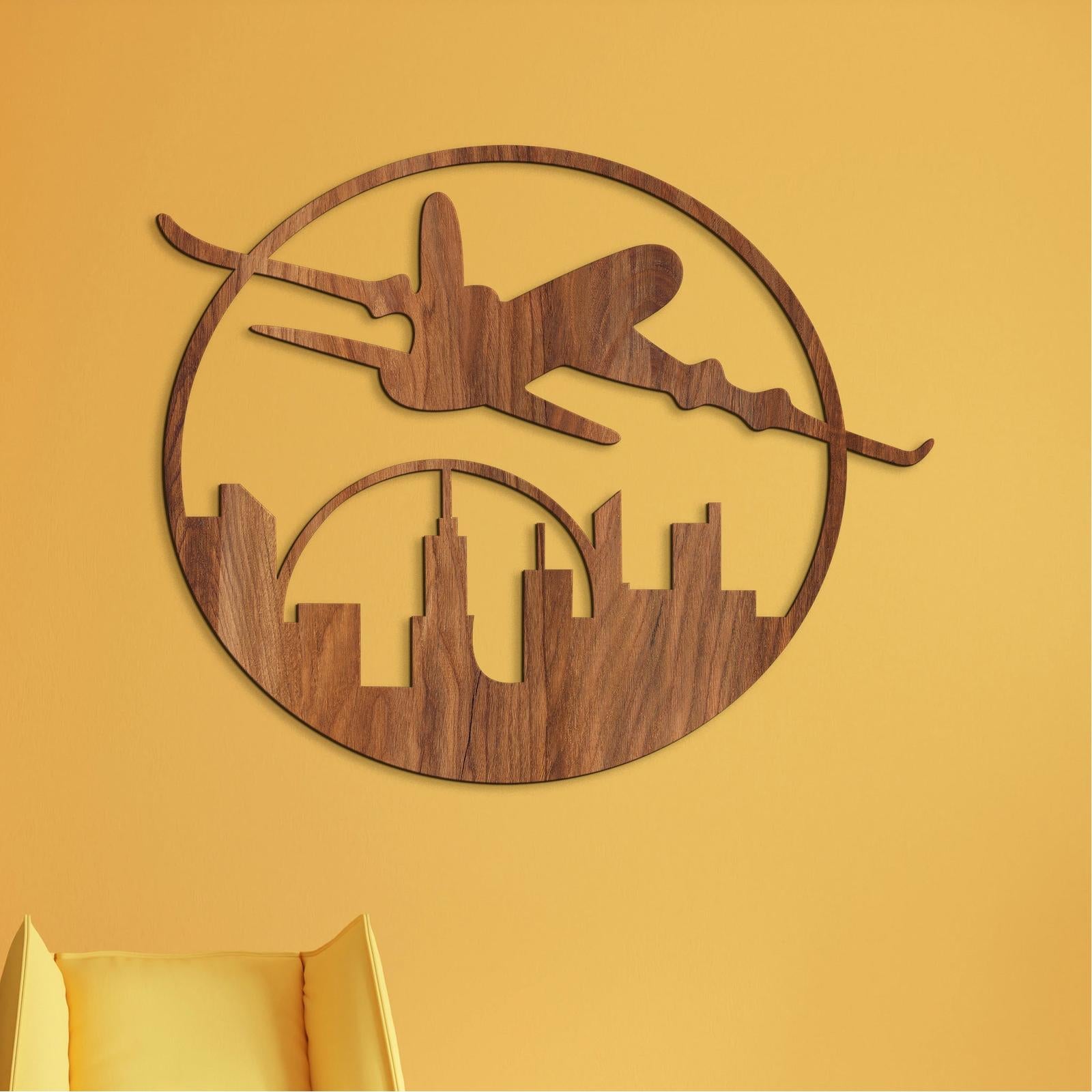 Dreveny obraz na stenu fly-DREVTEX