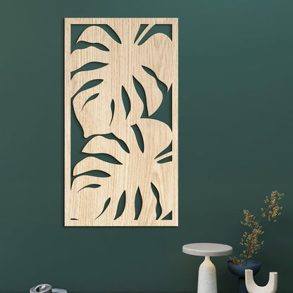 Drevený obraz Lístie-DREVTEX