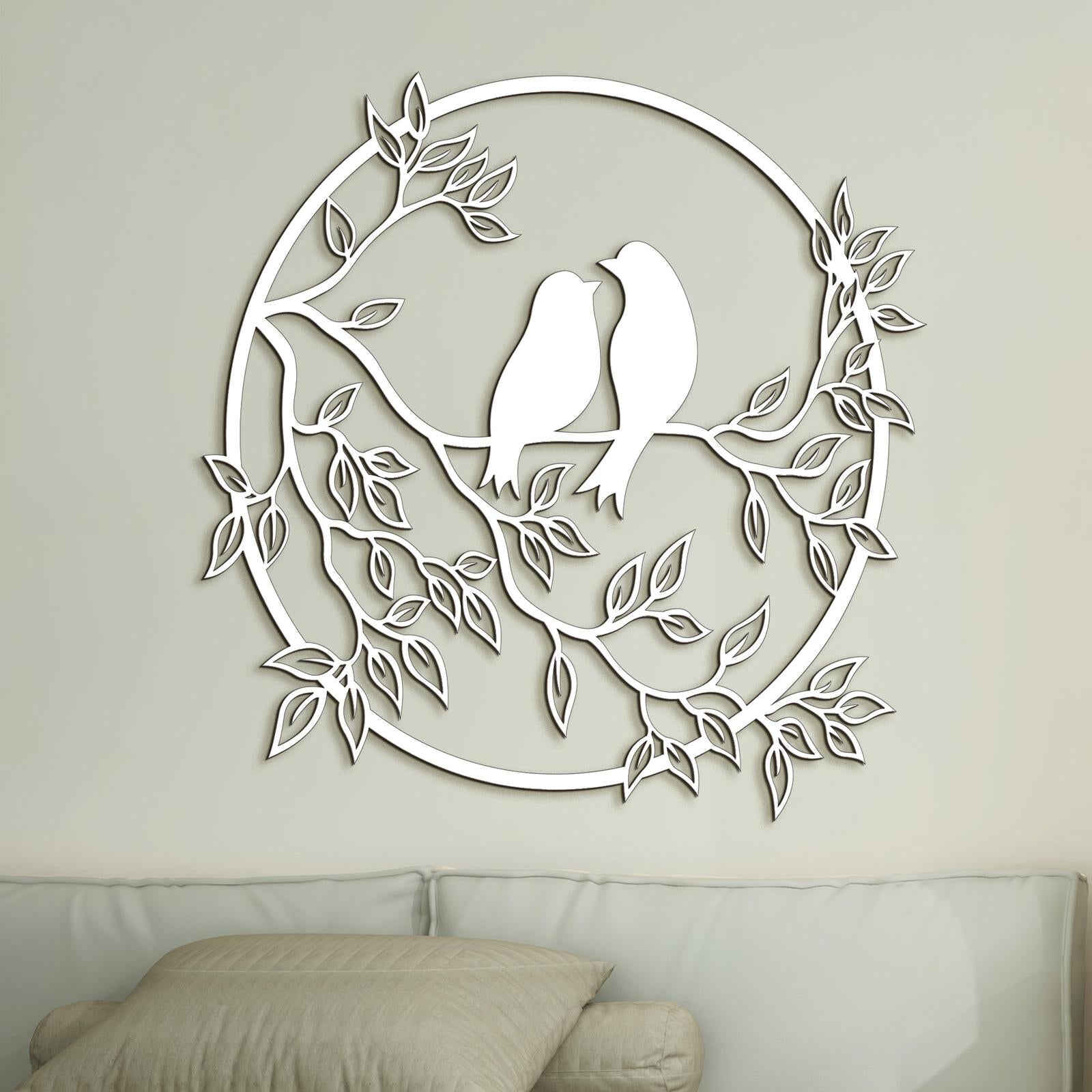 Drevený obraz štebot vtákov-DREVTEX