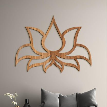 Drevený obraz Lotosový kvet-DREVTEX