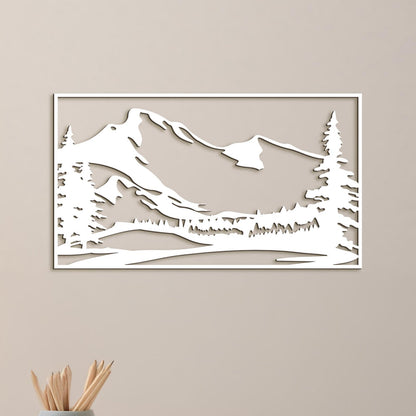 Obraz Silueta hor-DREVTEX