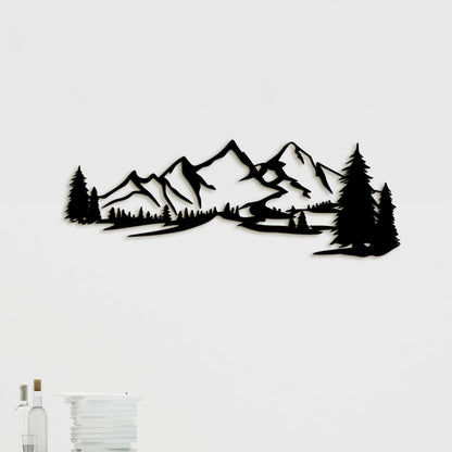 Drevená dekorácia na stenu HORY-DREVTEX