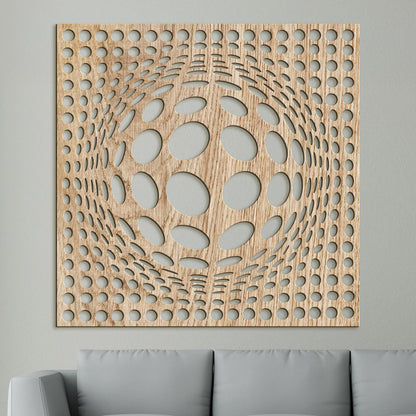 Dreveny panel 3D iluzia-DREVTEX