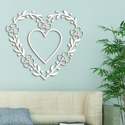 Romantický obraz na stenu HEART-DREVTEX