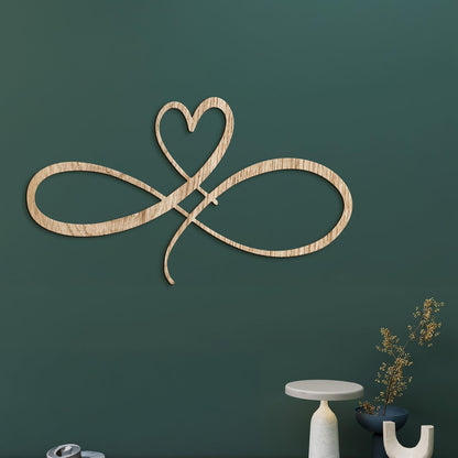 Romantický obraz na stenu SRDCE-DREVTEX