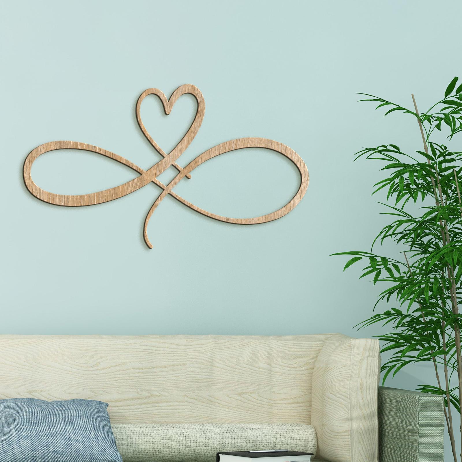 Romantický obraz na stenu SRDCE-DREVTEX